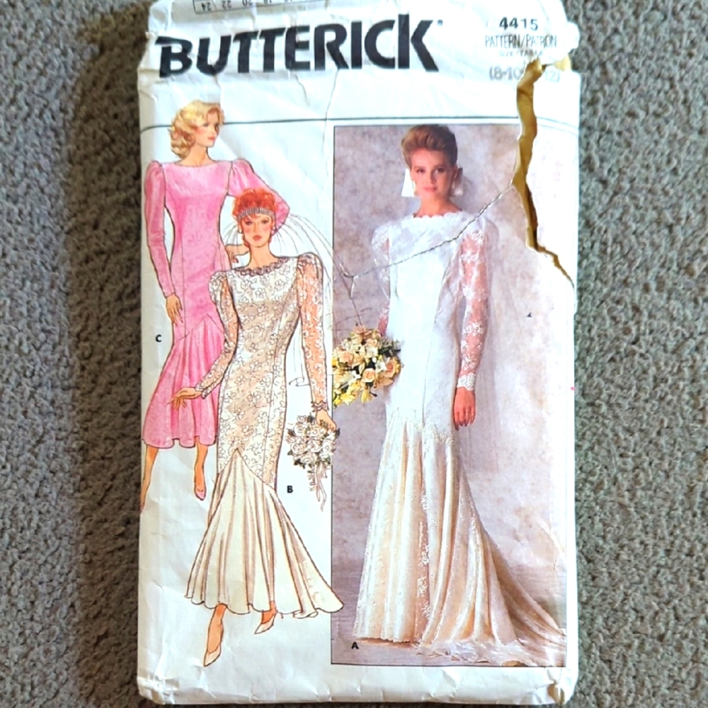 Butterick 4415 Vintage 1980's Sewing Pattern
